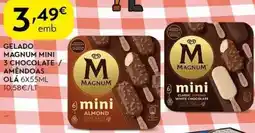 Spar Gelado magnum mini 3 chocolate / amêndoas olá promoção