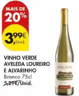 Pingo Doce Vinho verde aveleda loureiro e alvarinho branco promoção