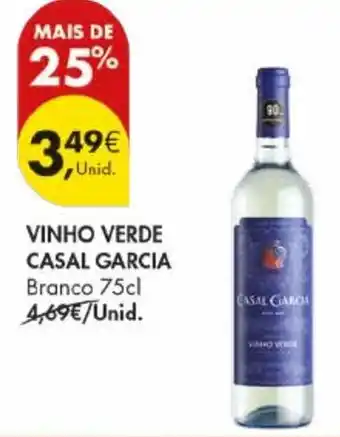 Pingo Doce Vinho verde casal garcia branco promoção