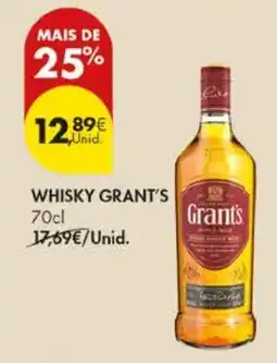 Pingo Doce Whisky grant's promoção