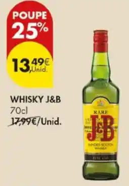 Pingo Doce Whisky j&b promoção