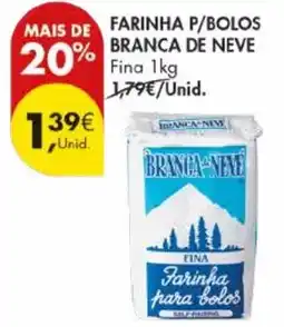 Pingo Doce Farinha p/bolos branca de neve fina promoção