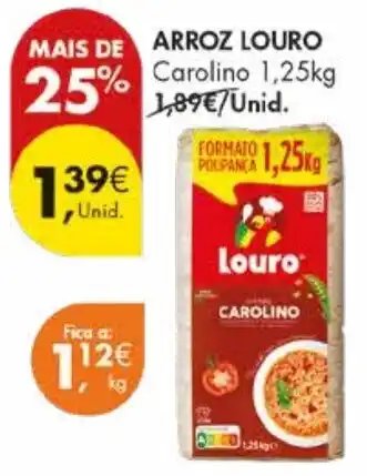 Pingo Doce Arroz louro carolino promoção