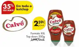 Pingo Doce Calvé Formato XXL Top down promoção
