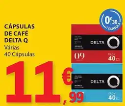 E.Leclerc Cápsulas de café delta q promoção