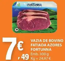 E.Leclerc Vazia de bovino fatiada azores fortunna promoção