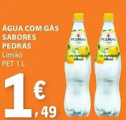 E.Leclerc Água com gás sabores pedras limão pet promoção