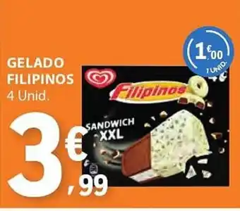 E.Leclerc Gelado filipinos promoção