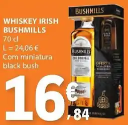 E.Leclerc Whiskey irish bushmills promoção