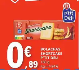 E.Leclerc Bolachas shortcake p'tit déli promoção