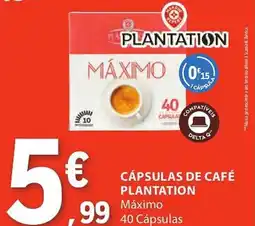 E.Leclerc Cápsulas de café plantation máximo promoção