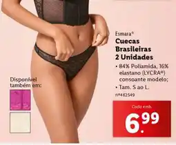 Lidl Cuecas Brasileiras 2 Unidades promoção