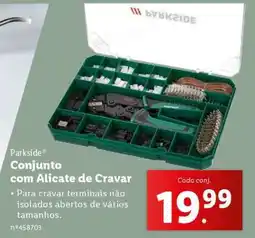 Lidl Parkside Conjunto com Alicate de Cravar promoção