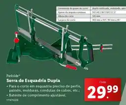 Lidl Serra de Esquadria Dupla promoção