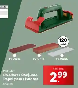 Lidl Lixadora/Conjunto Papel para Lixadora promoção