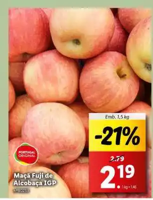 Lidl Maçã Fuji de Alcobaça IGP promoção