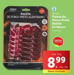 Lidl Paleta de Porco Preto Bolota 24 Meses promoção
