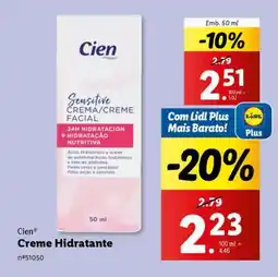 Lidl Cien Creme Hidratante promoção