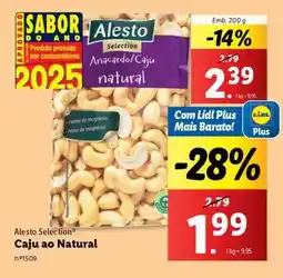 Lidl Alesto Selection Caju ao Natural promoção