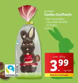 Lidl Favorina Coelho Confiserie promoção