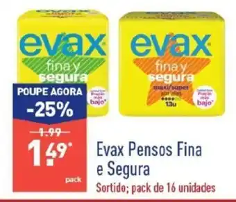 ALDI Evax Pensos Fine e Segura promoção