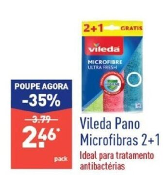 ALDI Vileda Pano Microfibras 2+1 promoção