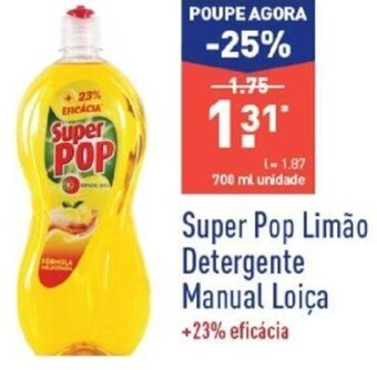 ALDI Super Pop Limão Detergente Manual Loiça 700ml promoção