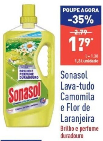 ALDI Sonasol Lava-tudo Camomila e Flor de Laranjeira 1,3L promoção
