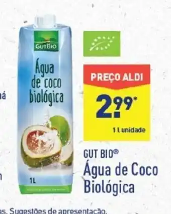ALDI Água de Coco Biológica 1L promoção