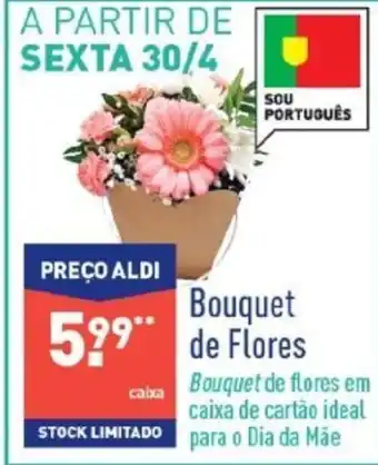 ALDI Bouquet Flores promoção