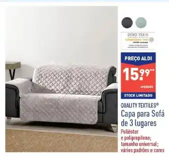 ALDI Capa para Sofá de 3 Lugares promoção