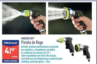 ALDI Gardenline Pistola de Rega promoção