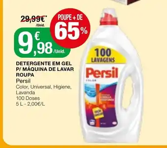 Intermarché Detergente em Gel P/ Màquina de Lavar Persil 5L promoção