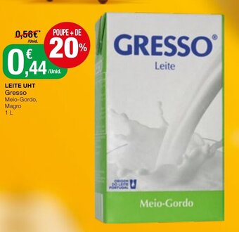Intermarché Leite UHT Gresso 1L promoção