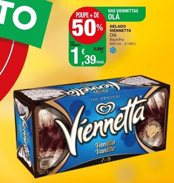 Intermarché Gelado Vienneta Olá 650ml promoção