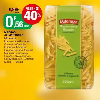 Intermarché Massas Alimentícias Milaneza 500g promoção