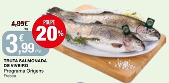 Intermarché Truta Salmonada de Viveiro promoção