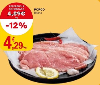 Intermarché Porco Bifana promoção