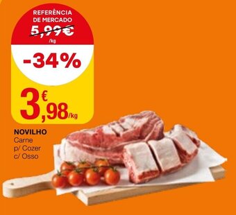 Intermarché Novilho Carne p/Cozer c/Osso promoção
