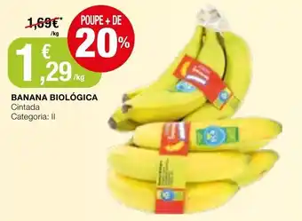 Intermarché Banana Biológica promoção