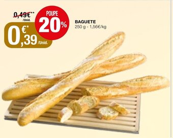 Intermarché Baguete 250g promoção