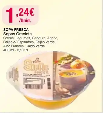 Intermarché Sopa Fresca 400ml promoção