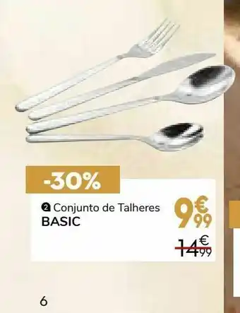 Conforama Conjunto de talheres basic promoção
