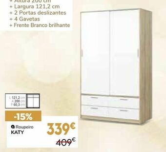 Conforama Roupeiro katy promoção