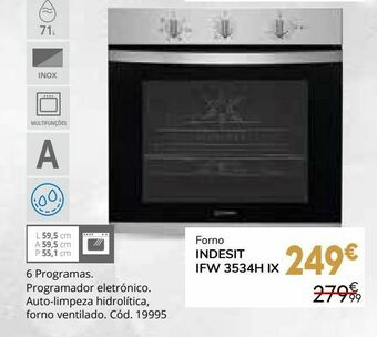 Conforama Forno indesit promoção