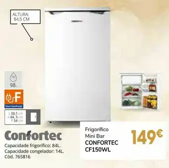 Conforama Frigorífico mini bar confortec promoção