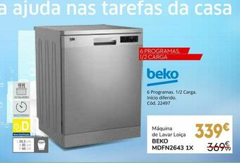 Conforama Maquina de lavar loica beko promoção