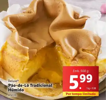 Lidl Deluxe Pão-de-Ló Tradicional Húmido promoção