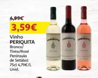 Auchan Vinho PERIQUITA promoção