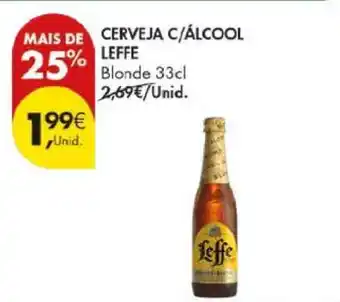 Pingo Doce CERVEJA C/ ÁLCOOL LEFFE promoção